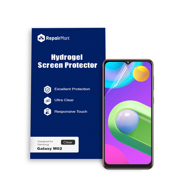 Samsung Galaxy M02 Compatible Premium Hydrogel Screen Protector With Full Coverage Ultra HD
